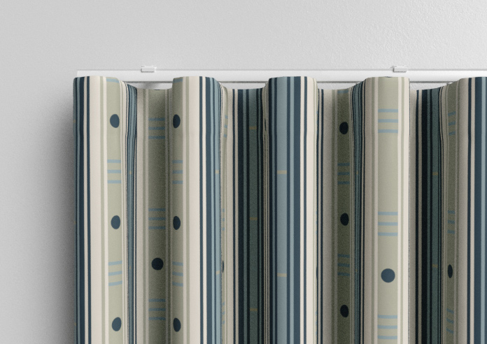 The British Stripe Co. William, Polzeath No.1 - Made to Measure Curtains - Image 13
